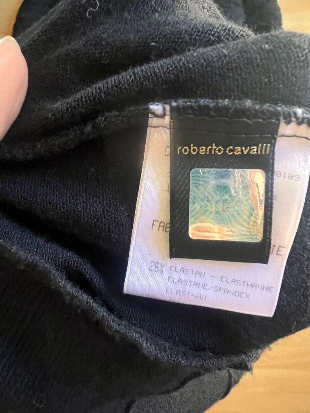 Y2K 2000'S VINTAGE ROBERTO CAVALLI KNIT CUT OUT TOP SIZE L LARGE - Picture 7 of 8